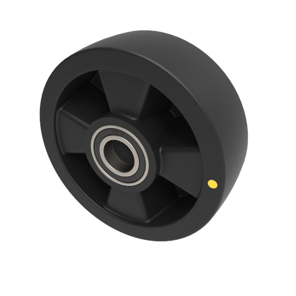 Electrically Conductive Nylon 150mm Ball Bearing Wheel 325kg Load