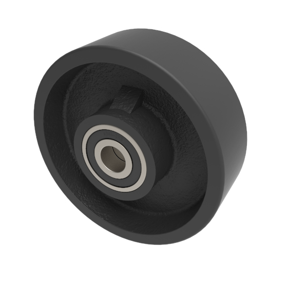 Steel - Ductile 150mm Ball Bearing Wheel 910kg Load