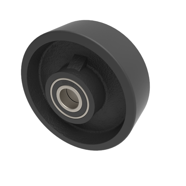 Steel - Ductile 150mm Ball Bearing Wheel 910kg Load