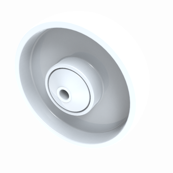 Nylon 160mm Ball Bearing Wheel 380kg Load
