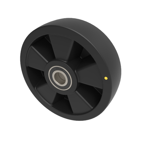 Electrically Conductive Nylon 200mm Ball Bearing Wheel 520kg Load