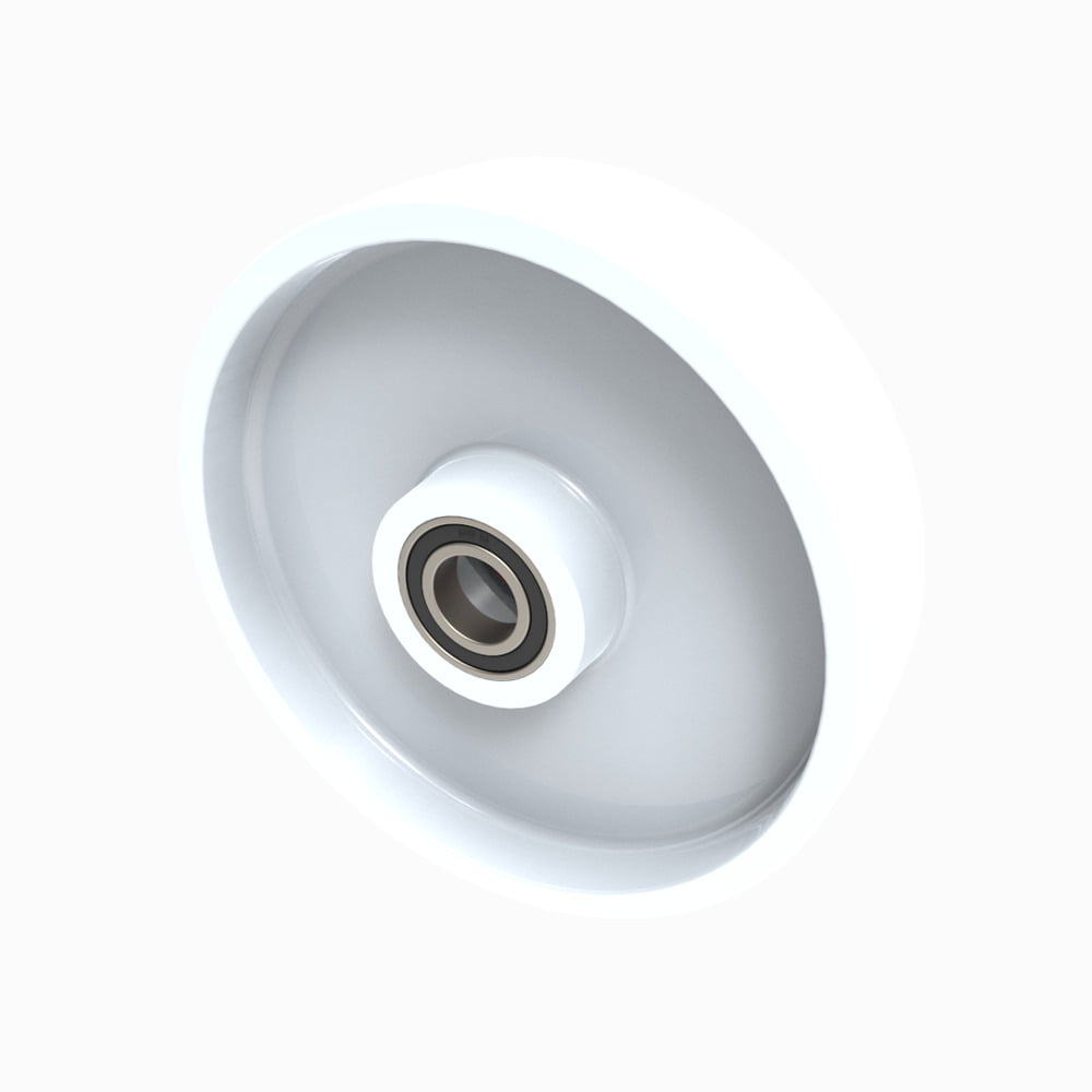 Nylon 200mm Ball Bearing Wheel 650kg Load