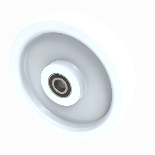 Nylon 250mm Ball Bearing Wheel 1300kg Load