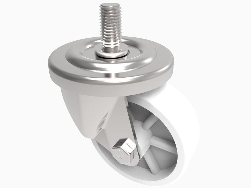 Nylon Stem Swivel Castor 80mm 200kg Load