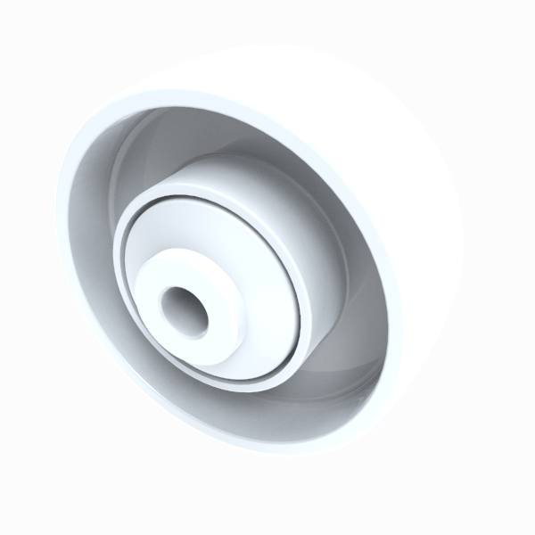 Nylon 80mm Ball Bearing Wheel 200kg Load