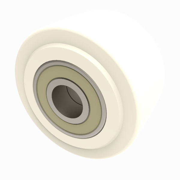 Nylon 80mm Ball Bearing Wheel 1000kg Load