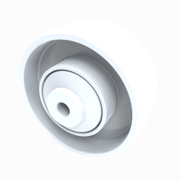 Nylon 80mm Ball Bearing Wheel 200kg Load