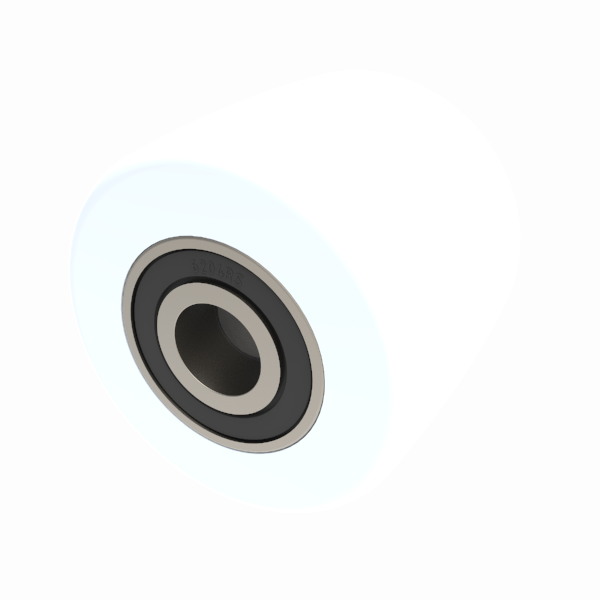 Nylon 82mm Ball Bearing Wheel 600kg Load