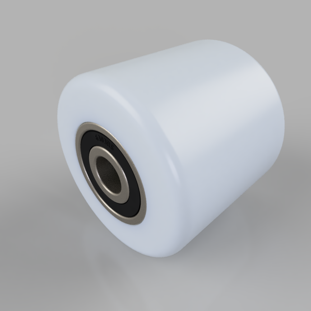 Nylon 82mm Ball Bearing Wheel 700kg Load