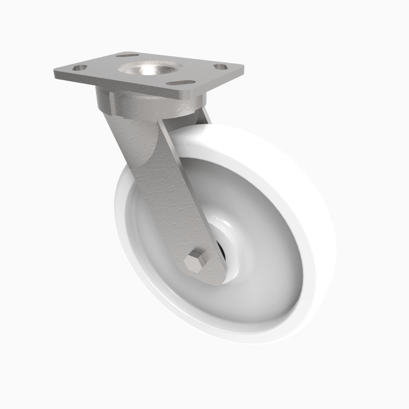 Nylon Plate Swivel Castor 250mm 1300kg Load