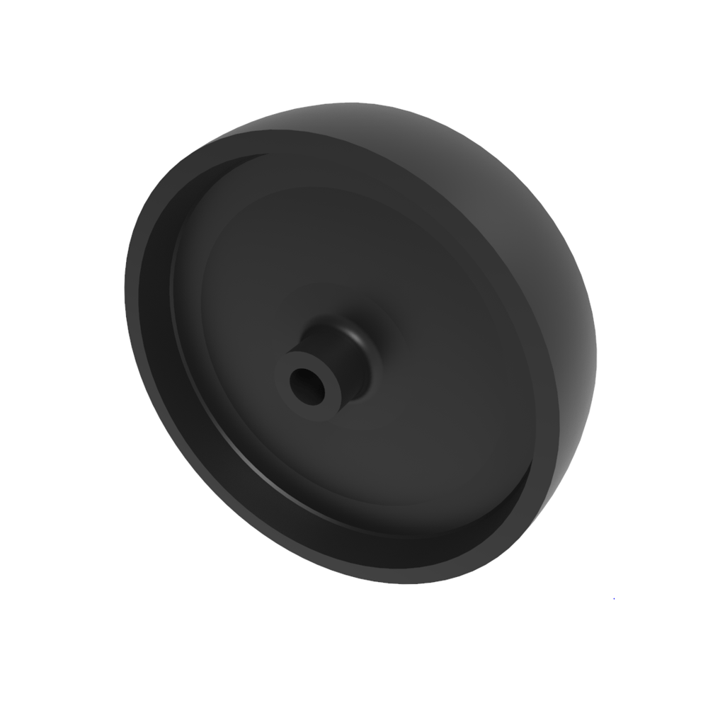 Polypropylene 100mm Plain Bearing Wheel 70kg Load