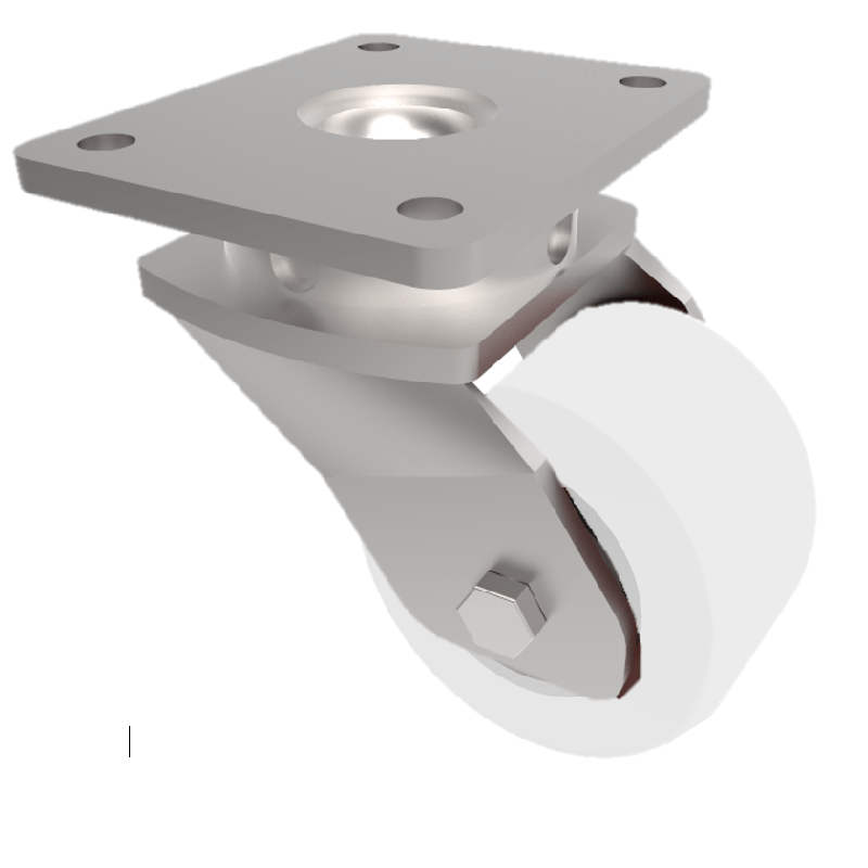 Nylon Plate Swivel Castor 85mm 650kg Load