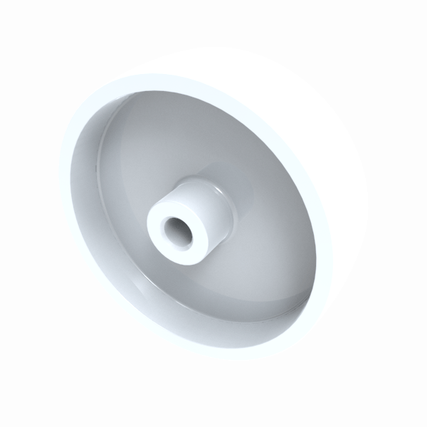 Nylon 100mm Plain Bearing Wheel 90kg Load