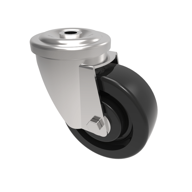 Phenolic Bolt Hole Swivel Castor 100mm 220kg Load