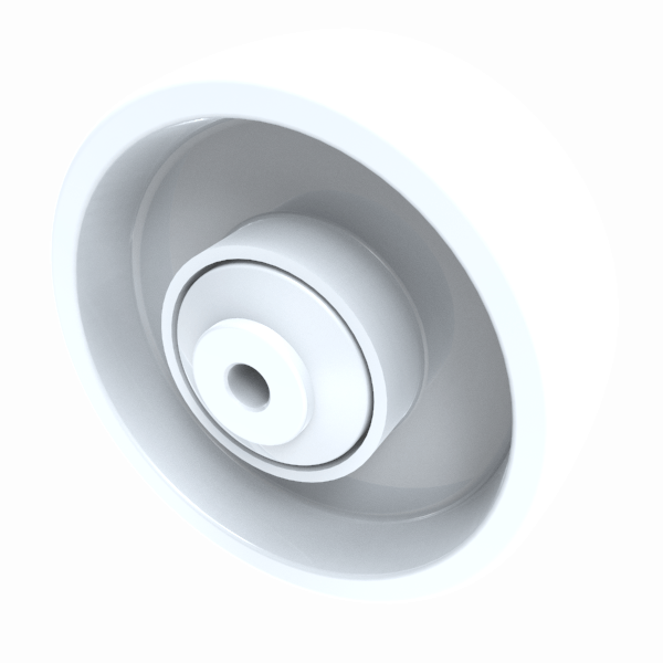 Nylon 100mm Ball Bearing Wheel 250kg Load