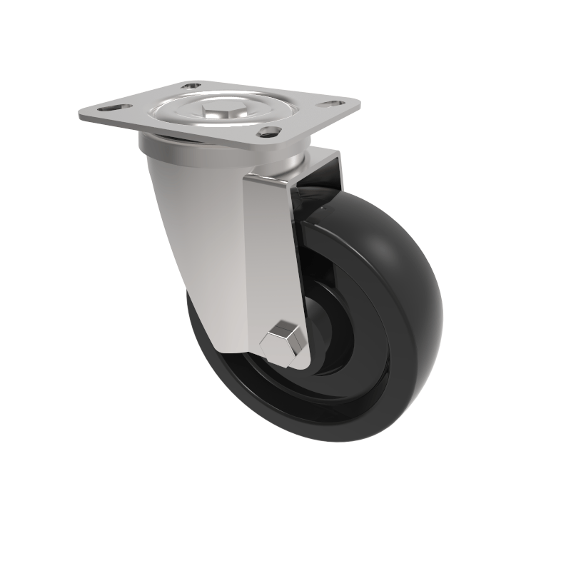 Ditherm Plate Swivel Castor 125mm 230kg Load