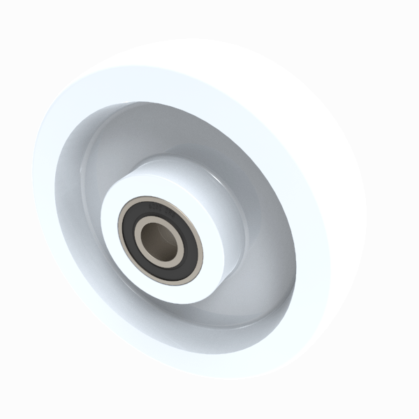Nylon 125mm Ball Bearing Wheel 500kg Load