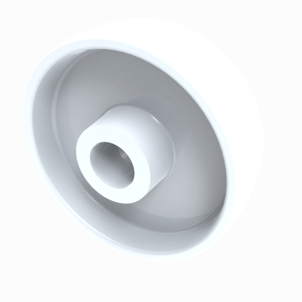 Polypropylene 100mm Plain Bearing Wheel 125kg Load