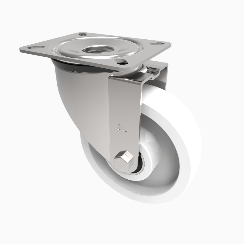 Nylon Plate Swivel Castor 150mm 400kg Load