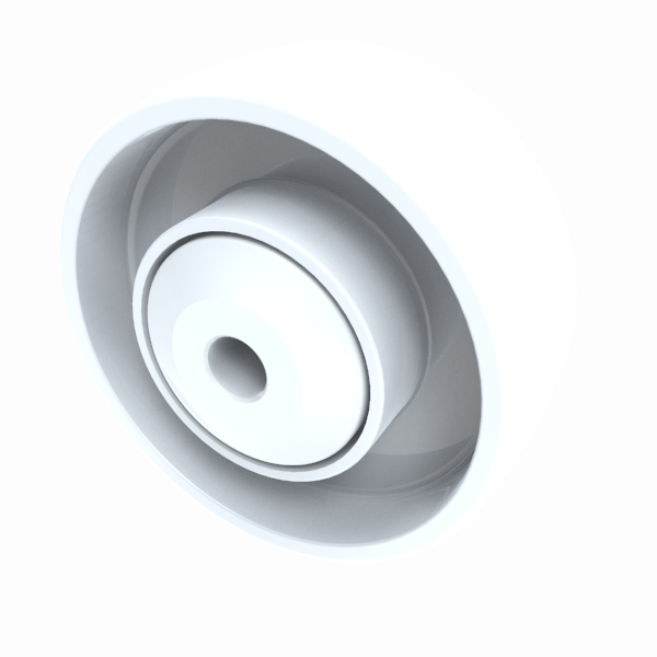 Nylon 80mm Ball Bearing Wheel 200kg Load