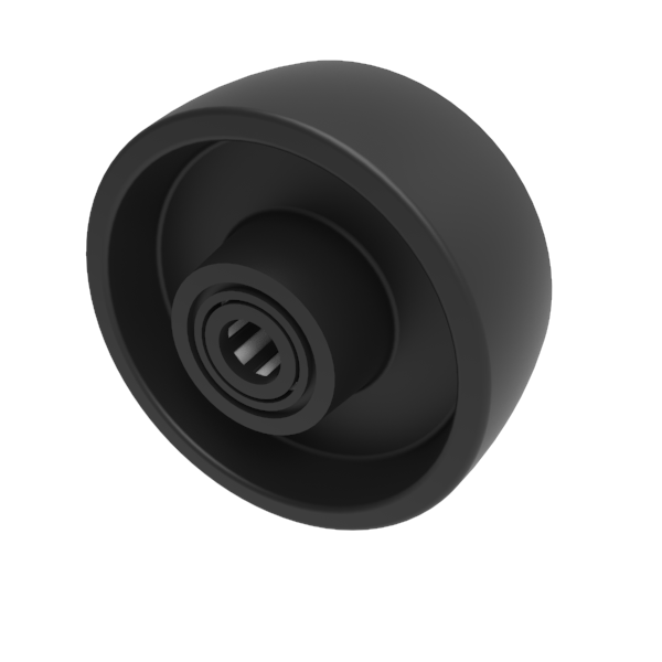 Polypropylene 80mm Roller Bearing Wheel 90kg Load