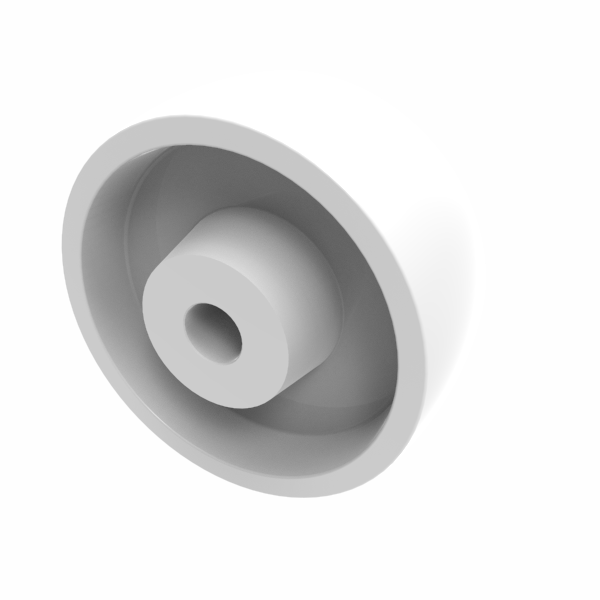 Polypropylene 80mm Plain Bearing Wheel 90kg Load
