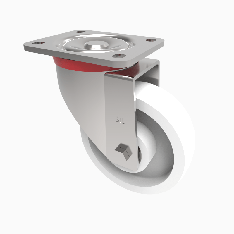 Nylon Plate Swivel Castor 150mm 800kg Load