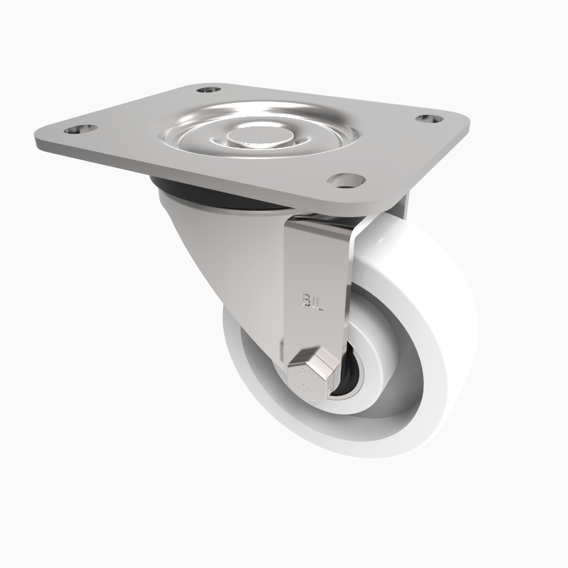 Nylon Plate Swivel Castor 100mm 500kg Load