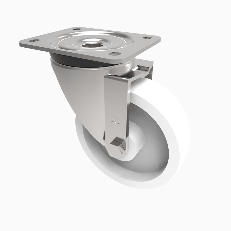 Nylon Plate Swivel Castor 160mm 600kg Load