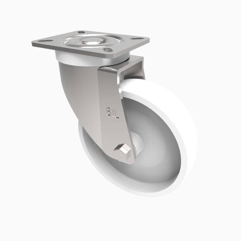 Nylon Plate Swivel Castor 150mm 300kg Load