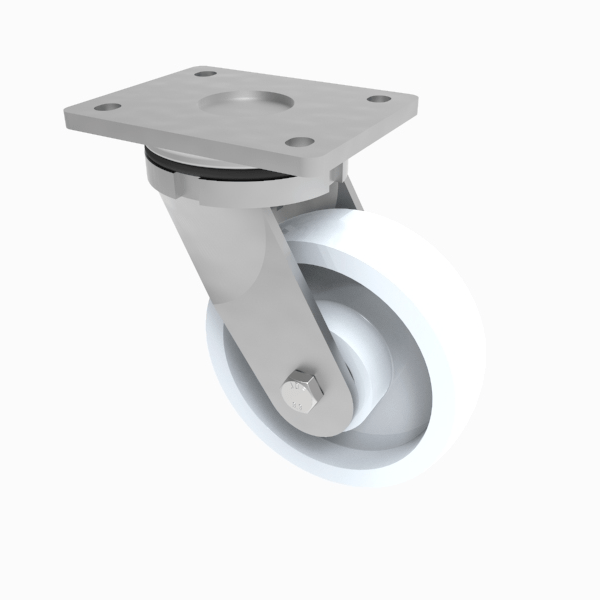 Nylon Plate Swivel Castor 150mm 1000kg Load