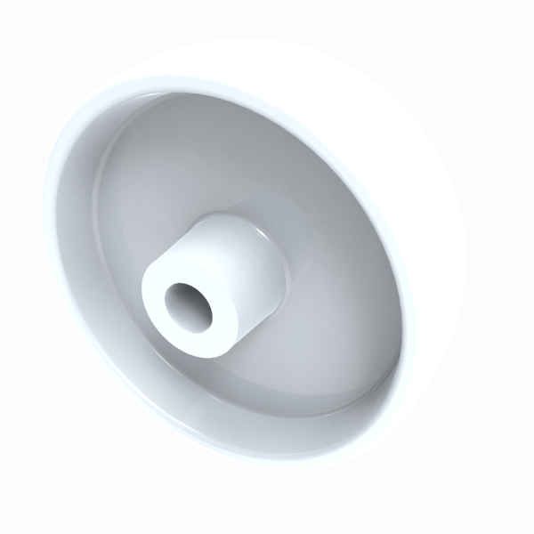Nylon 100mm Plain Bearing Wheel 270kg Load
