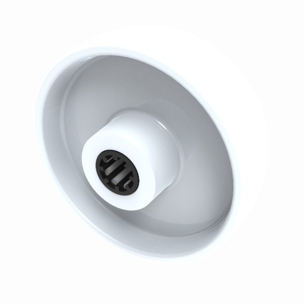 Nylon 100mm Roller Bearing Wheel 270kg Load