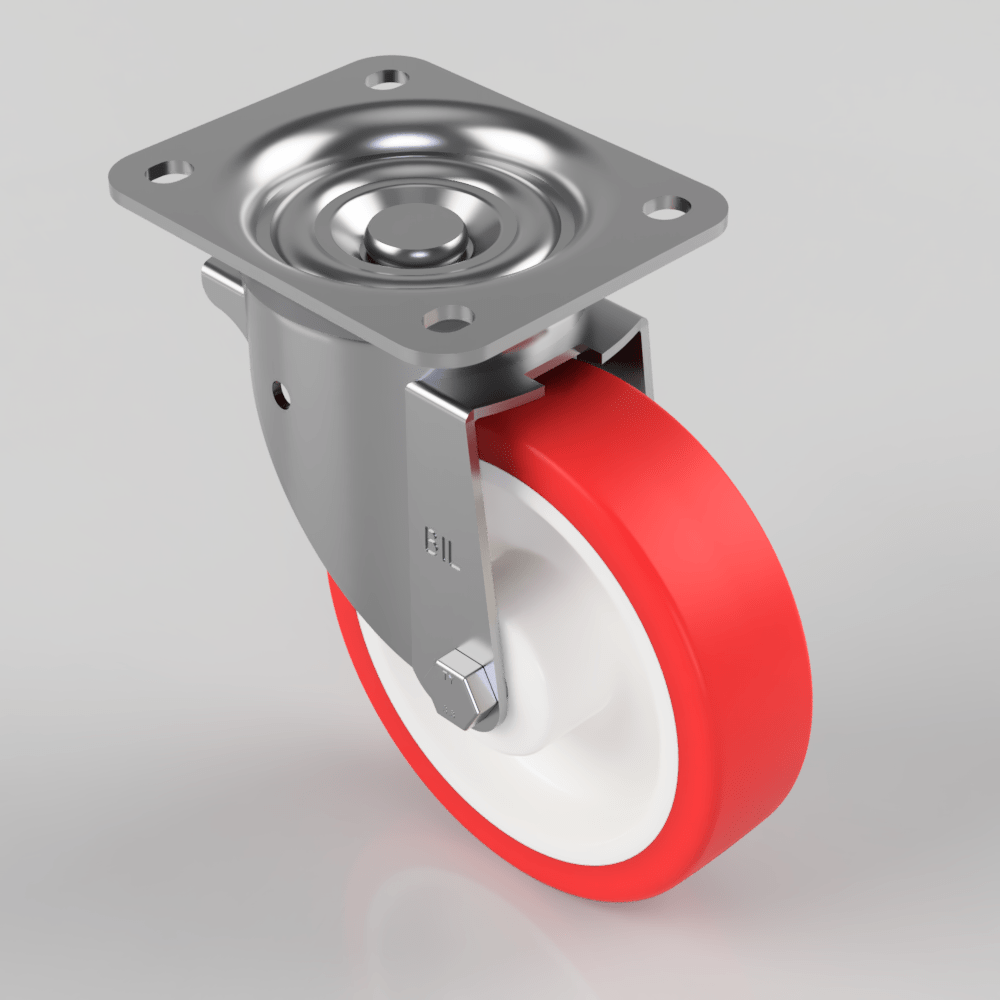 Polyurethane Swivel Plate 150mm 350kg