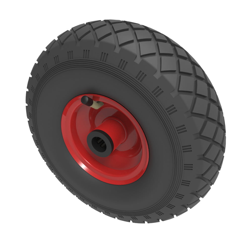 Pneumatic 260mm Roller Bearing Wheel 200kg Load