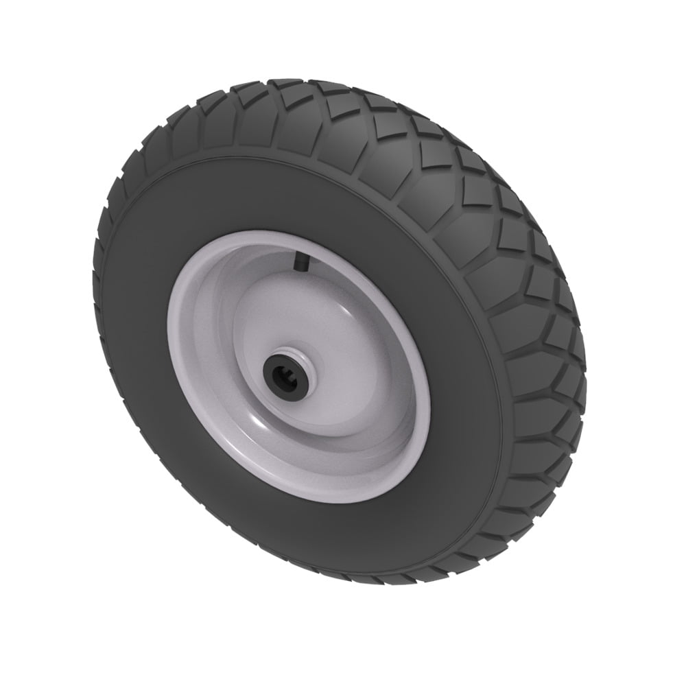 Pneumatic 400mm Roller Bearing Wheel 350kg Load