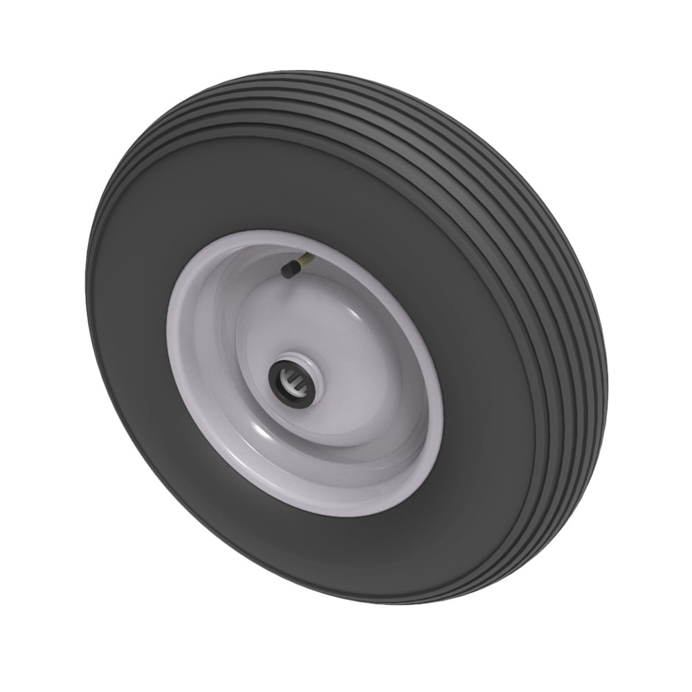 Pneumatic 400mm Roller Bearing Wheel 200kg Load