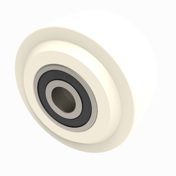 Nylon 100mm Ball Bearing Wheel 1400kg Load