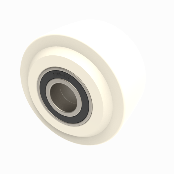 Nylon 100mm Ball Bearing Wheel 1400kg Load