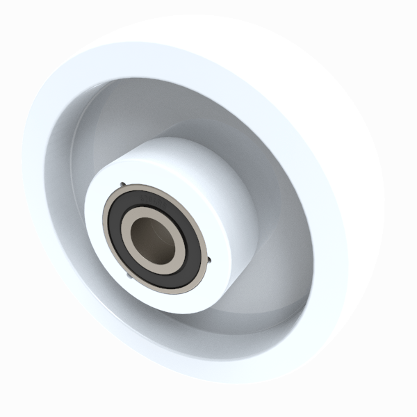Nylon 150mm Ball Bearing Wheel 1000kg Load