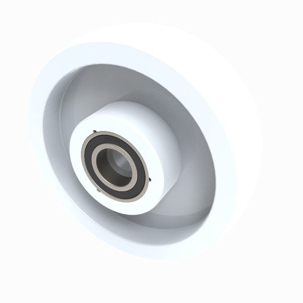Nylon 150mm Ball Bearing Wheel 1000kg Load