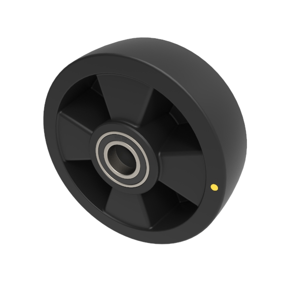 Electrically Conductive Nylon 160mm Ball Bearing Wheel 325kg Load