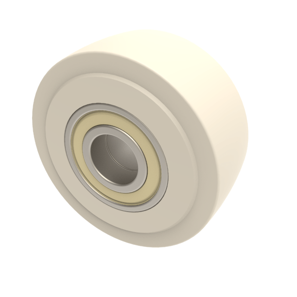 Nylon 200mm Ball Bearing Wheel 4500kg Load