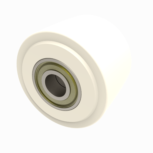 Nylon 65mm Ball Bearing Wheel 650kg Load
