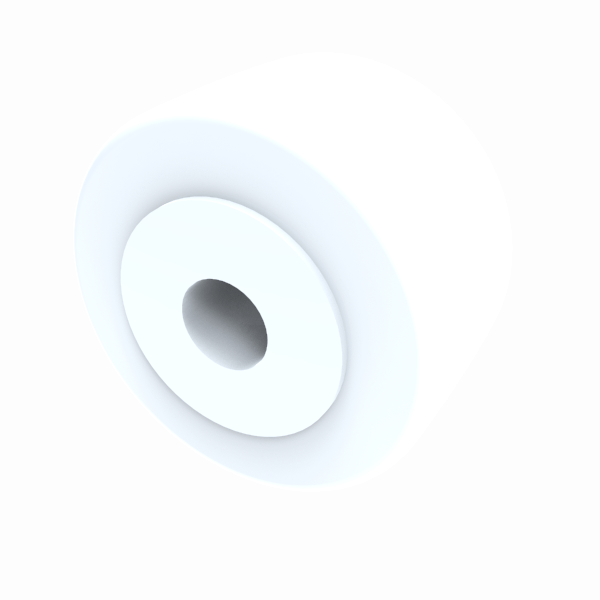 Nylon 65mm Plain Bearing Wheel 300kg Load
