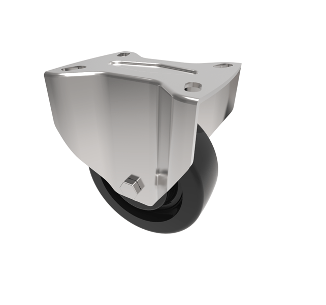 Phenolic Plate Fixed Castor 100mm 200kg Load