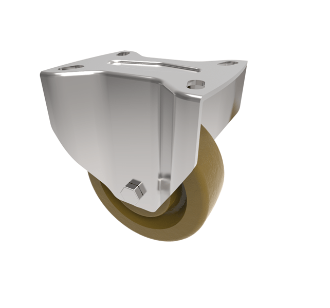 Phenolic Plate Fixed Castor 100mm 180kg Load