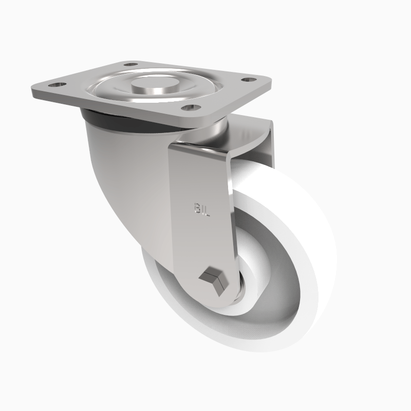 Nylon Plate Swivel Castor 160mm 600kg Load