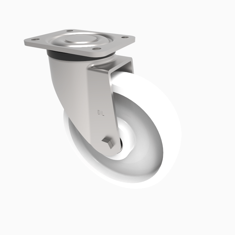 Nylon Plate Swivel Castor 200mm 1000kg Load