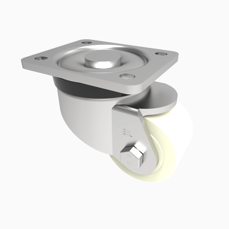 Nylon Plate Swivel Castor 200mm 1000kg Load